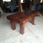 Tömörfa dohányzóasztal Exists Webáruház (1)