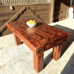 Tömörfa dohányzóasztal Exists Webáruház